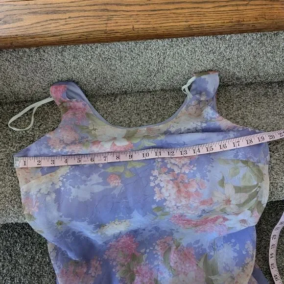 Vintage R&K Originals‎ Cottagecore Fairycore Floral Midi Dress Size 10 - Picture 7 of 8